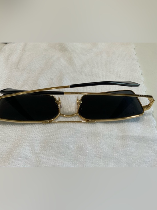 ??Vogue Gold Frame Dark Grey Sunglasses, 55x17   135  3N main image 4
